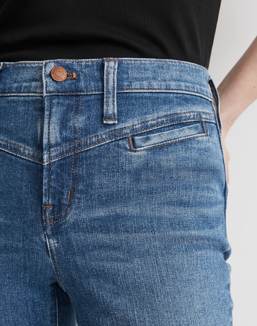 Madewell klær saywell vask kvinner spark ut crop jeans 260F2508