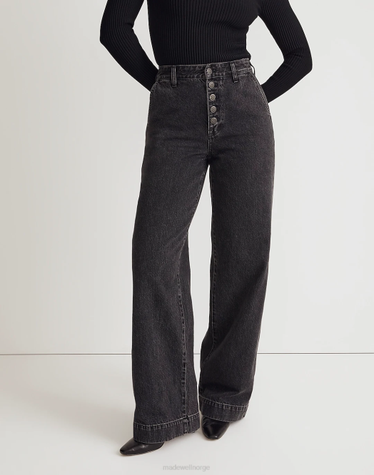 Madewell klær selwick vask kvinner buede jeans med supervide ben 260F1093