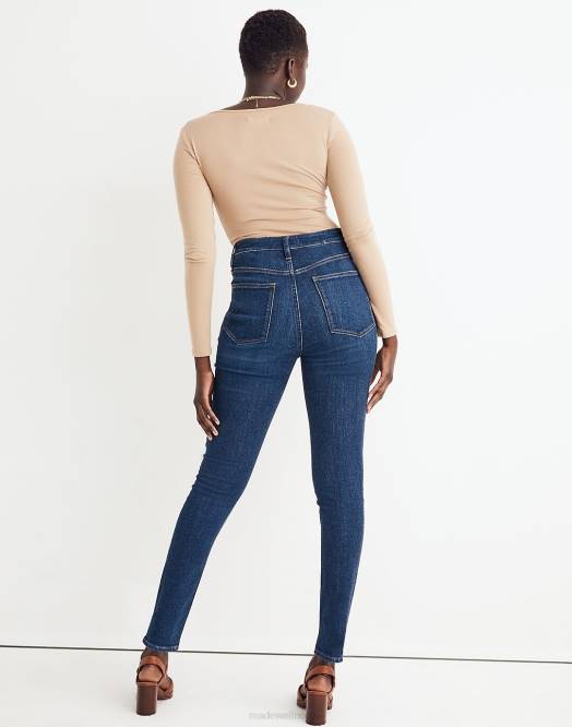 Madewell klær sevilla vask kvinner kurvede skinny-jeans i høy stige 260F2551