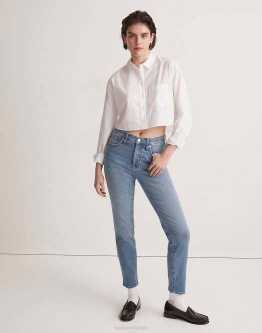 Madewell klær skyford vask kvinner mellomhøye stovepipe-jeans 260F2584
