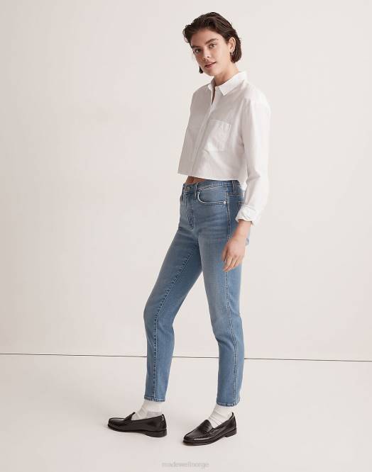 Madewell klær skyford vask kvinner mellomhøye stovepipe-jeans 260F2584