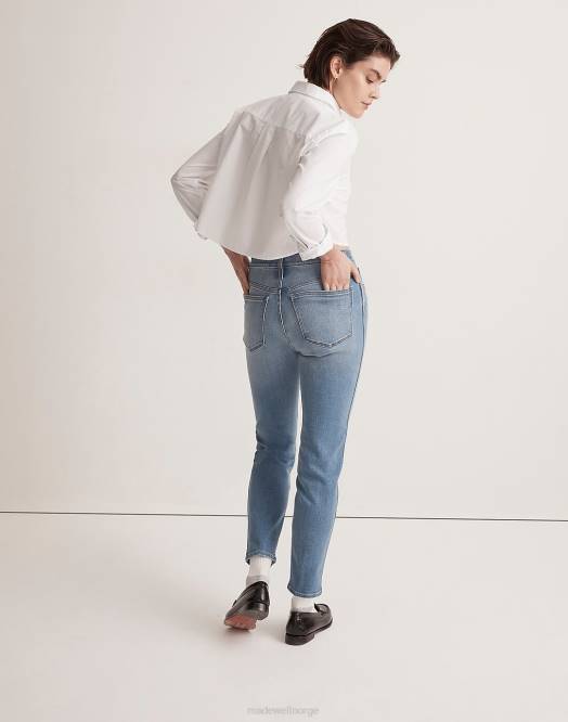 Madewell klær skyford vask kvinner mellomhøye stovepipe-jeans 260F2584