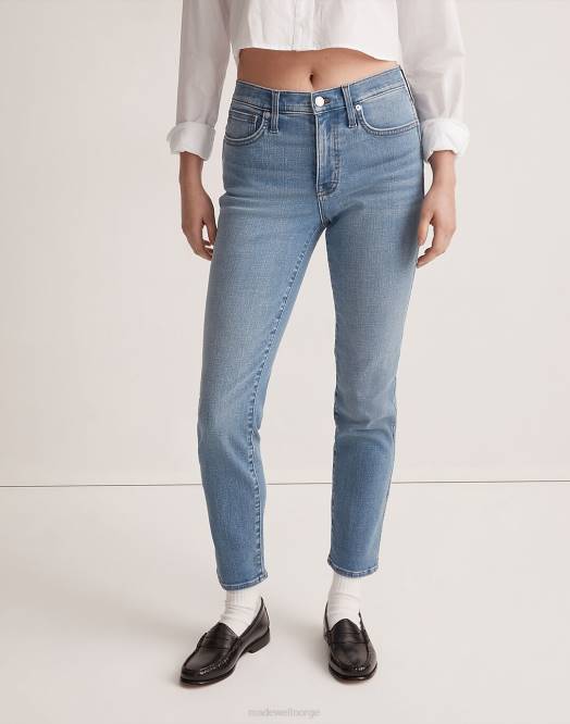 Madewell klær skyford vask kvinner mellomhøye stovepipe-jeans 260F2584