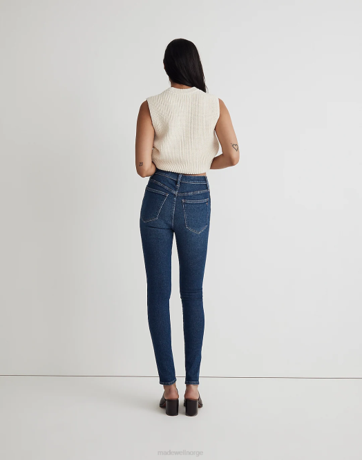 Madewell klær smithley vask kvinner 10'' skinny-jeans med høy vekst 260F1116