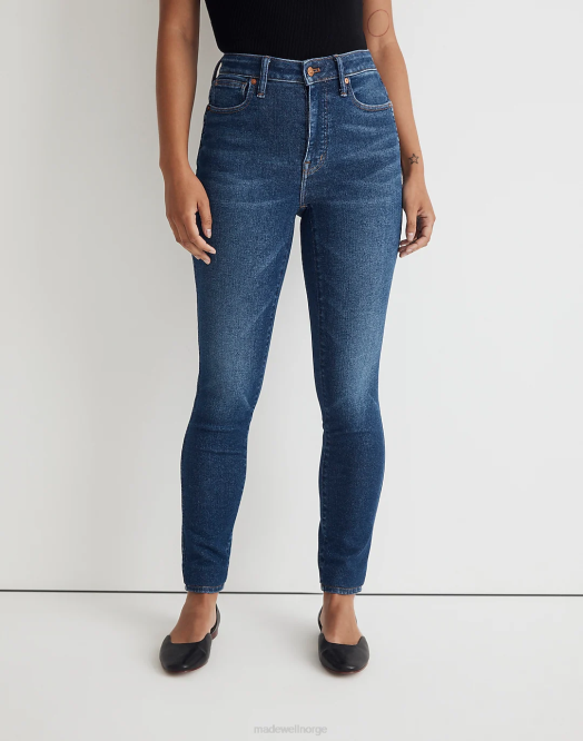 Madewell klær smithley vask kvinner svingete 10'' skinny-jeans med høy vekst 260F2488