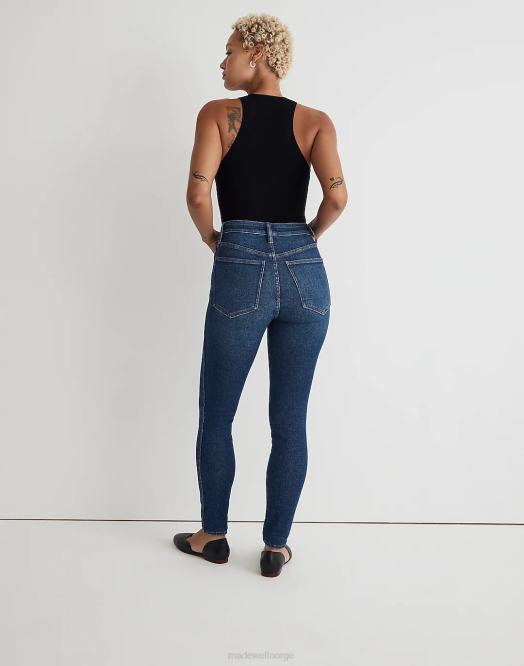 Madewell klær smithley vask kvinner svingete 10'' skinny-jeans med høy vekst 260F2488