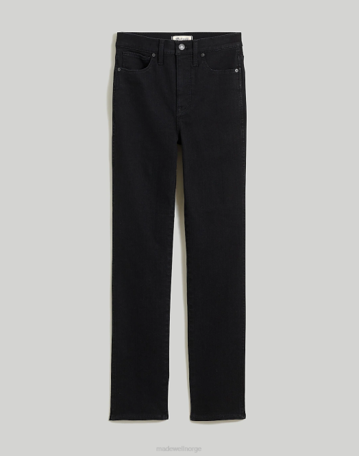 Madewell klær svart skyllevask kvinner stovepipe jeans 260F1126