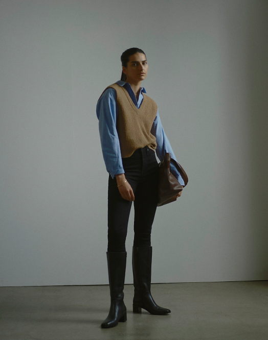 Madewell klær svart skyllevask kvinner stovepipe jeans 260F1126