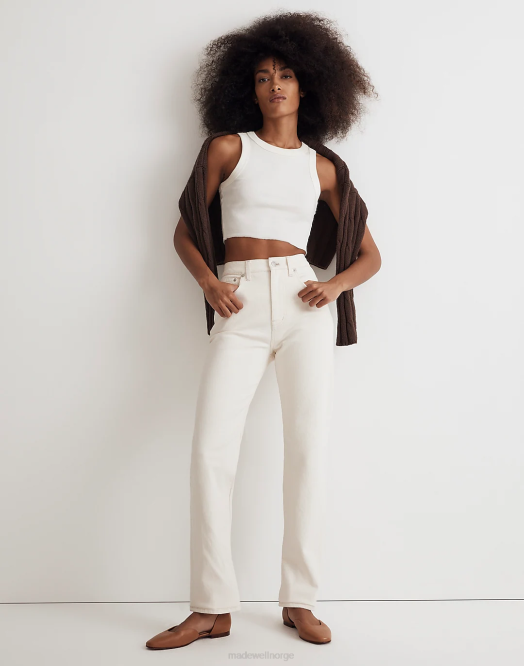 Madewell klær vintage lerret kvinner straight jeans fra 90-tallet 260F1046