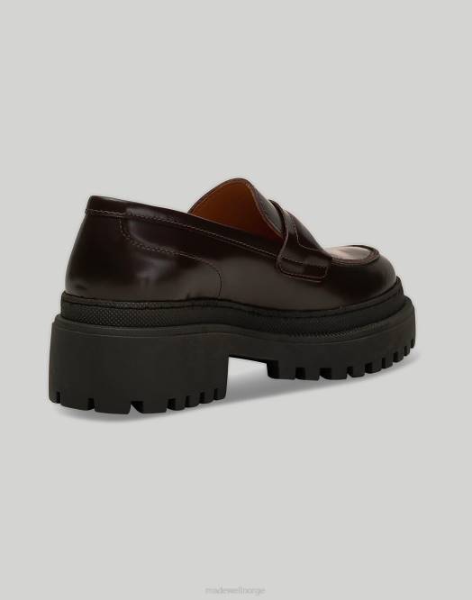 Madewell fottøy bordeux kvinner sko bjørnen iona sadel loafer 260F2214
