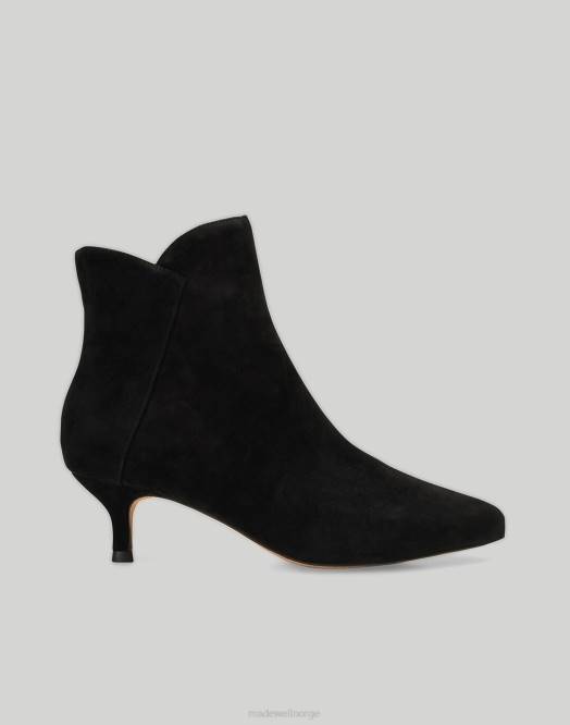 Madewell fottøy svart kvinner shoe the bear saga zip 260F2218