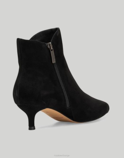 Madewell fottøy svart kvinner shoe the bear saga zip 260F2218