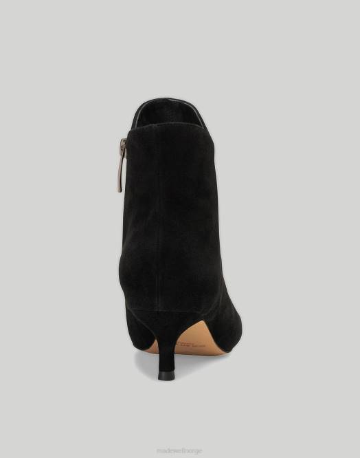 Madewell fottøy svart kvinner shoe the bear saga zip 260F2218