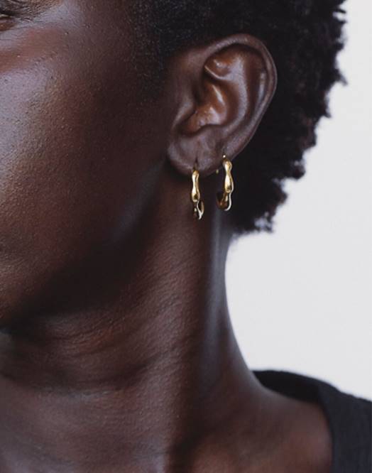 Madewell samling gull kvinner soko moto minibøyler 260F2273