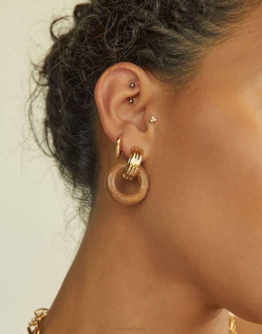 Madewell samling gull kvinner soko shujaa trelenkebøyle 260F2270