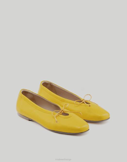 Madewell fottøy blek gems kvinner maguire prato solsikkeballerina 260F1840