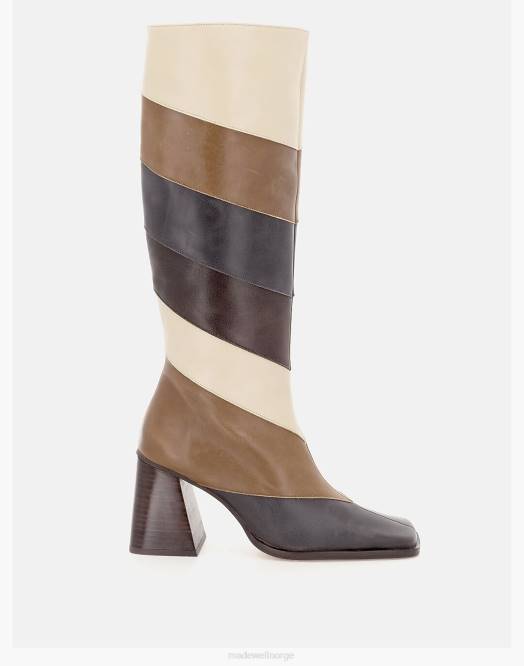 Madewell fottøy brun kvinner alohas north patchwork vintage 260F1195