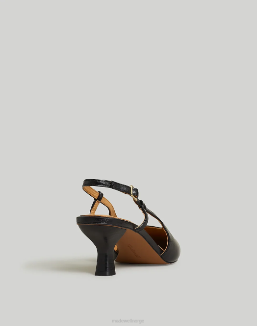Madewell fottøy ekte svart kvinner debbie slingback pumpen 260F2693