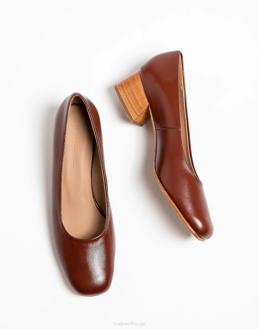 Madewell fottøy kull kvinner huma blanco skinn luisa pumps 260F2704