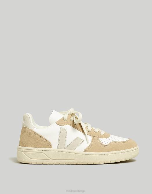 Madewell fottøy ekstra hvit naturlig sahara kvinner veja v-10 joggesko 260F2374