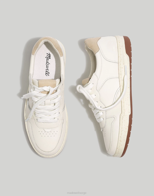 Madewell fottøy elfenben multi kvinner domstol joggesko skinn 260F2770