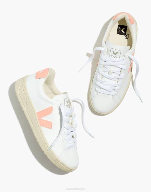 Madewell fottøy hvit emeraude kvinner veja urca sneakers i vegansk skinn 260F2370