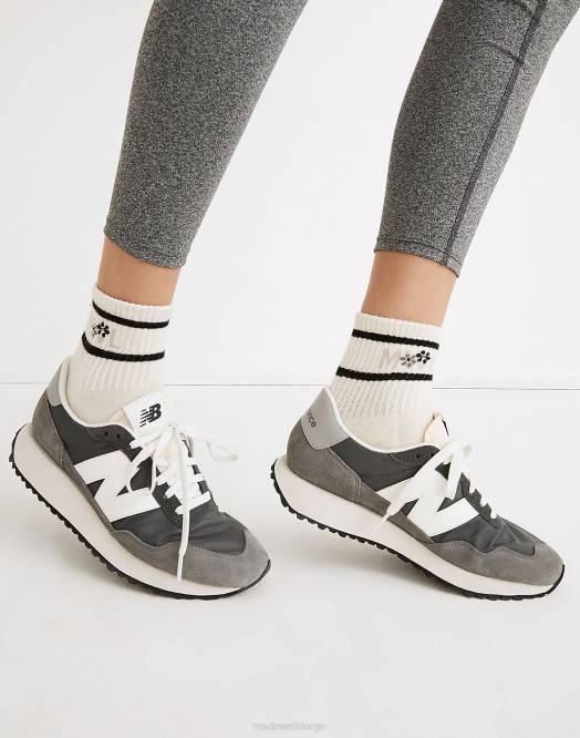 Madewell fottøy hvit refleksjon/gråfiolett kvinner new balance 237 joggesko 260F2010