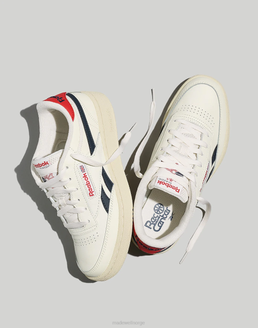 Madewell fottøy kritt/marine/rød kvinner reebok club c revenge joggesko 260F2177
