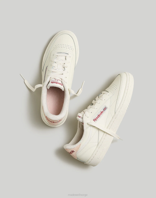 Madewell fottøy kritt rosa kvinner reebok club c 85 joggesko 260F2174