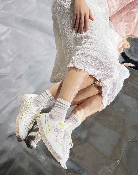 Madewell fottøy lysegrønn kvinner saye vegan modelo '65 joggesko 260F2210