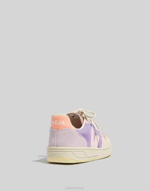 Madewell fottøy multico-lavande kvinner veja semsket v-10 sneakers 260F2380