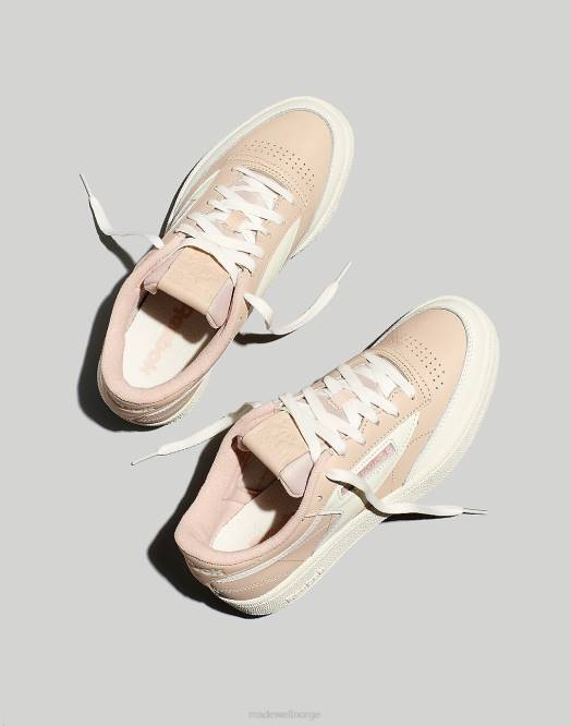 Madewell fottøy myk ecru/kritt kvinner reebok club c 85 joggesko 260F1137