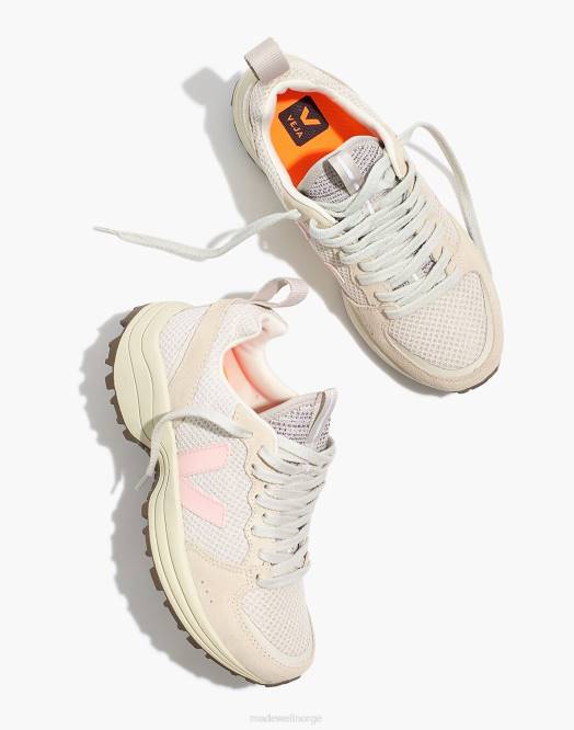 Madewell fottøy ørken lavande kvinner veja venturi sneakers i semsket skinn 260F2782