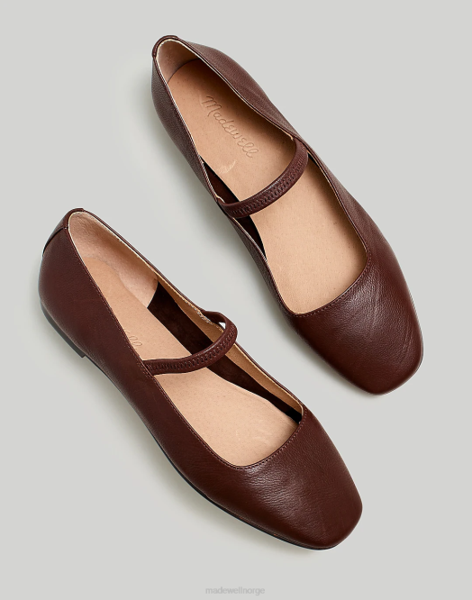 Madewell fottøy sjokoladerosin kvinner greta ballet flat 260F2654