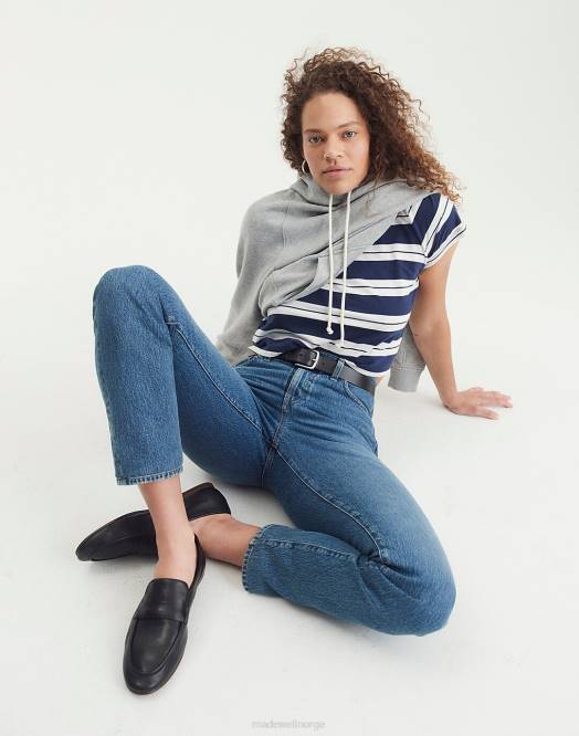 Madewell fottøy ekte svart kvinner den blonde loaferen 260F2674