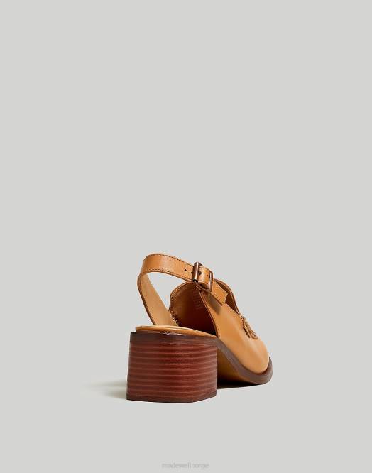 Madewell fottøy ørken kamel kvinner mervin slingback loafer 260F2695