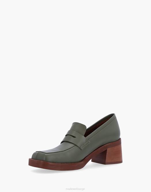 Madewell fottøy svart kvinner alohas roxanne loafers i skinn 260F1186