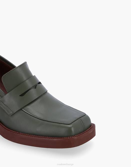 Madewell fottøy svart kvinner alohas roxanne loafers i skinn 260F1186