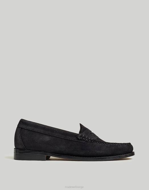 Madewell fottøy svart kvinner g.h.bass whitney weejuns penny loafers 260F1426