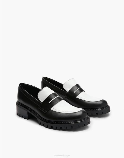 Madewell fottøy svart kvinner maguire sintra loafers i skinn 260F1836