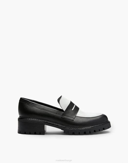 Madewell fottøy svart kvinner maguire sintra loafers i skinn 260F1836
