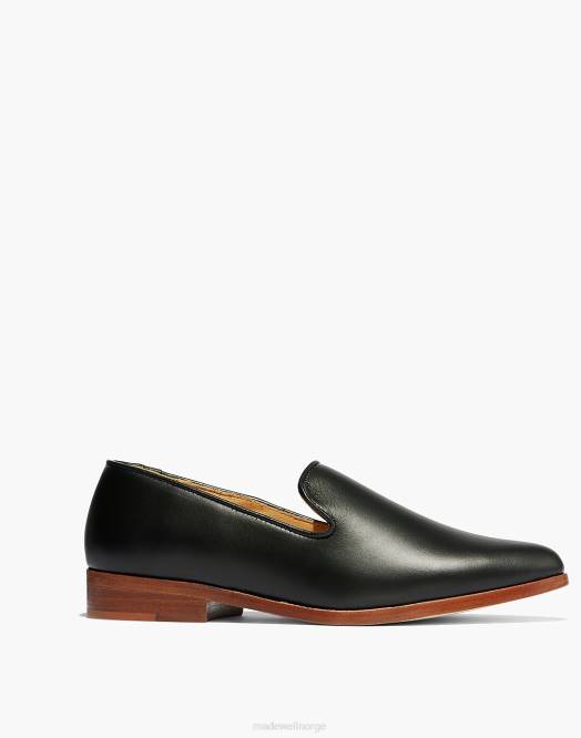 Madewell fottøy svart kvinner nisolo slip-on loafer til hverdags 260F2043