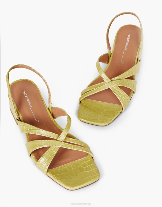 Madewell fottøy blek gems kvinner med vilje blank lucille 260F1679