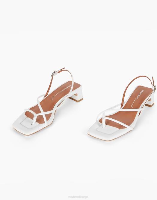 Madewell fottøy hvit kvinner med vilje blank fifi 260F1680