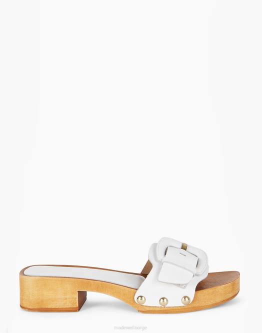 Madewell fottøy hvit kvinner med vilje blank mar 260F1687