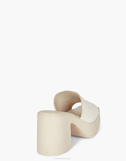 Madewell fottøy krem kvinner med vilje blank mary 260F1685