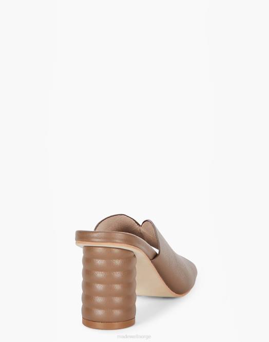 Madewell fottøy lysebrun kvinner med vilje blank kamika 260F1647