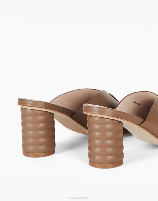 Madewell fottøy lysebrun kvinner med vilje blank kamika 260F1647