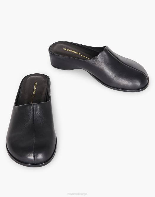 Madewell fottøy svart kvinner forsettlig blank skift 260F1636