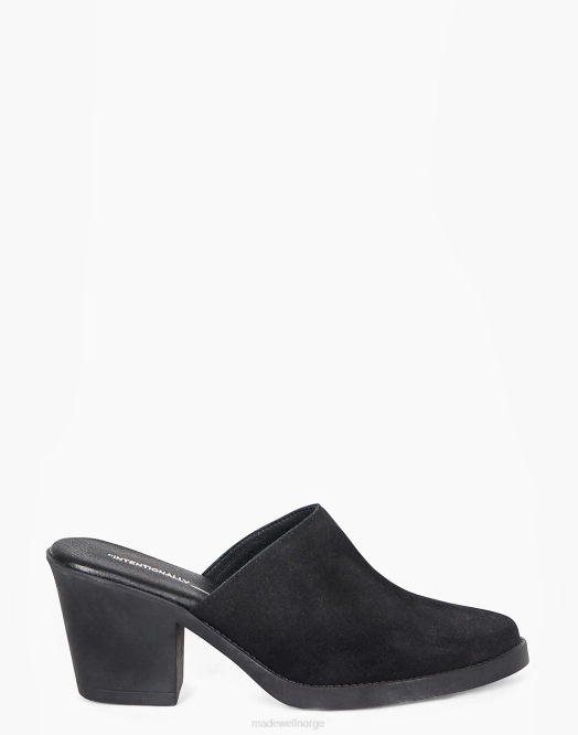 Madewell fottøy svart kvinner med vilje blank deandre 260F1634